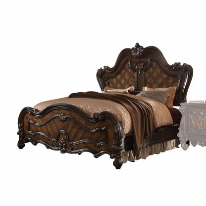 Dark Brown Solid Wood Bed Frame HomeRoots