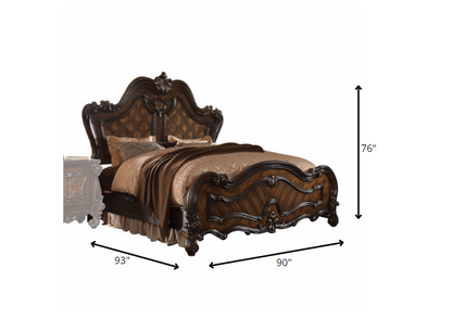 Brown King Bed Frame