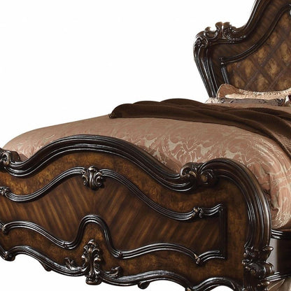 Brown King Bed Frame HomeRoots