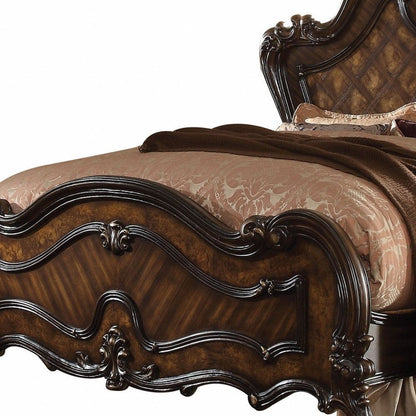 Brown King Bed Frame HomeRoots