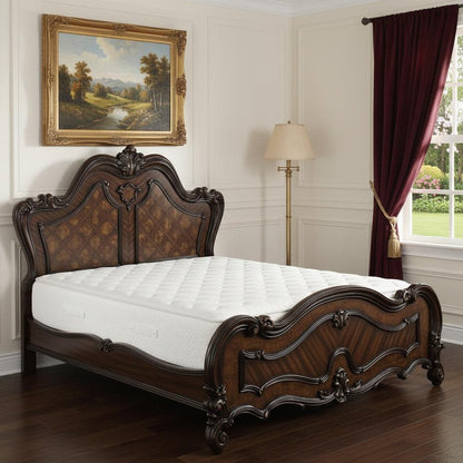 Brown King Bed Frame HomeRoots