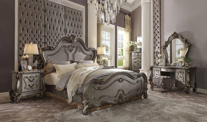 Queen Gray Bed - FurniFindUSA