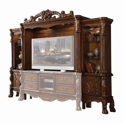 118" Dark Brown Solid Wood Floating Mount Entertainment Center HomeRoots