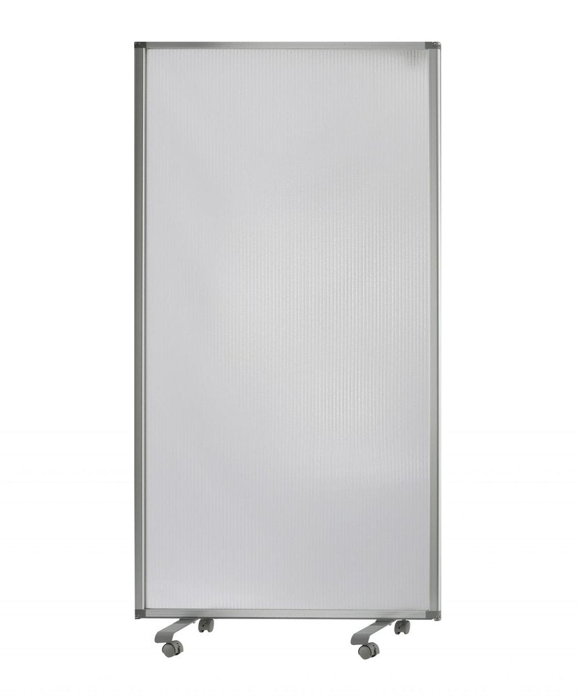 71" White Iron Folding Three Panel Screen Room Divider HomeRoots