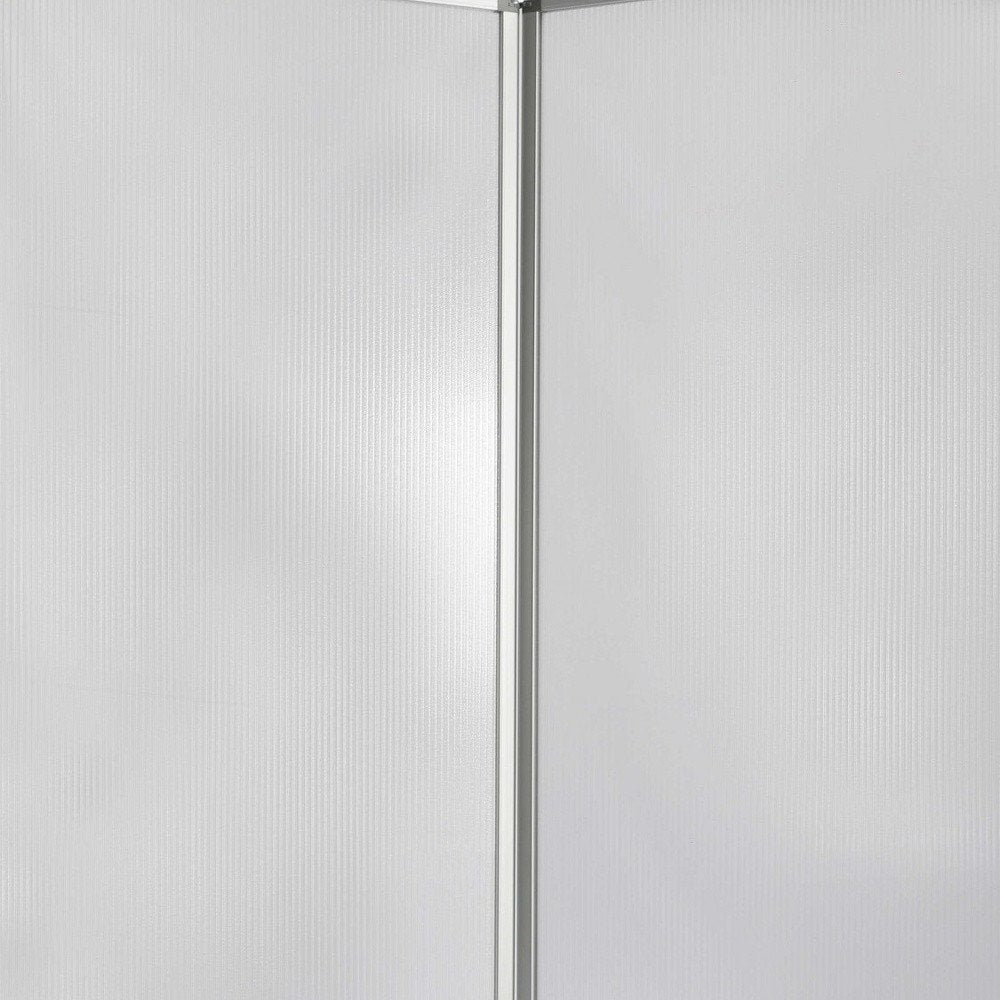 71" White Iron Folding Three Panel Screen Room Divider HomeRoots