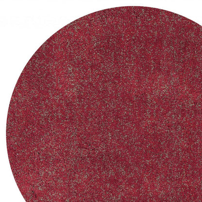 8' X 10' Red Heather Indoor Shag Rug