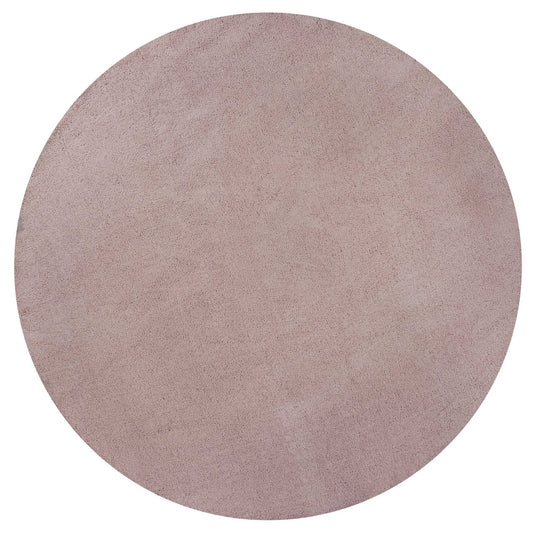 6' Rose Pink Round Indoor Shag Rug