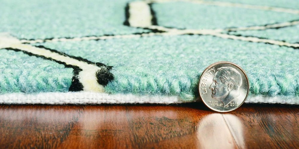 7' X 10' Green Moroccan Indoor Outdoor Area Rug HomeRoots