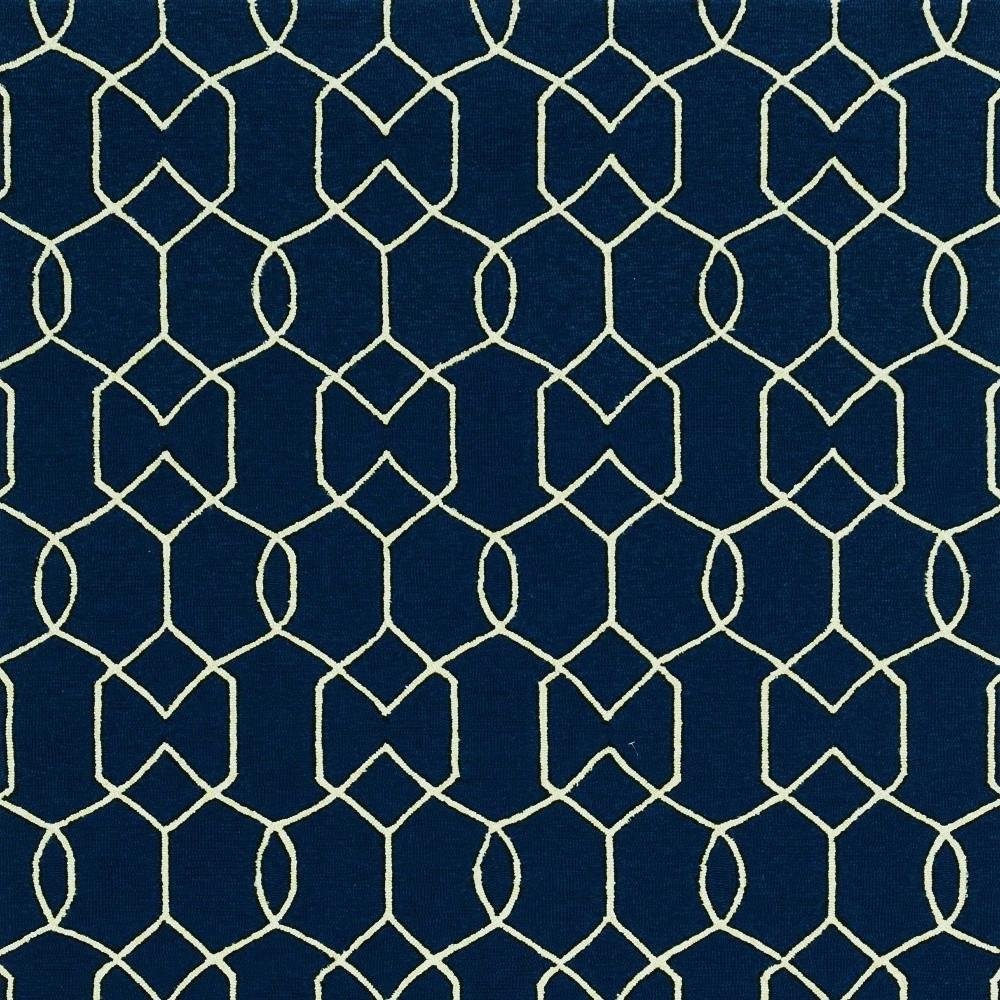 7' X 10' Blue Moroccan Indoor Outdoor Area Rug HomeRoots