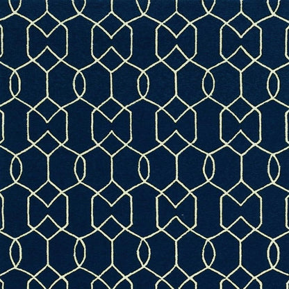 7' X 10' Blue Moroccan Indoor Outdoor Area Rug HomeRoots