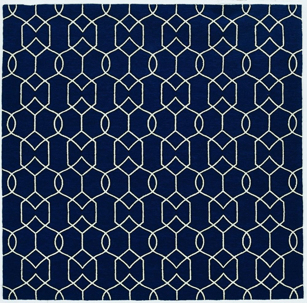 7' X 10' Blue Moroccan Indoor Outdoor Area Rug HomeRoots