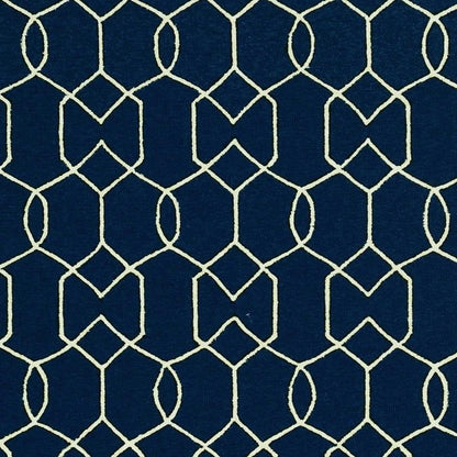 7' X 10' Blue Moroccan Indoor Outdoor Area Rug HomeRoots