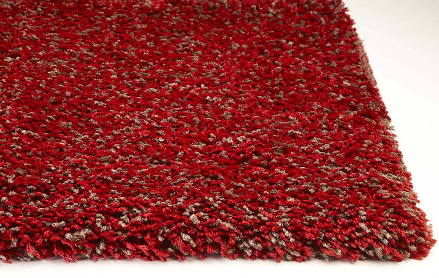 8' X 10' Red Heather Indoor Shag Rug