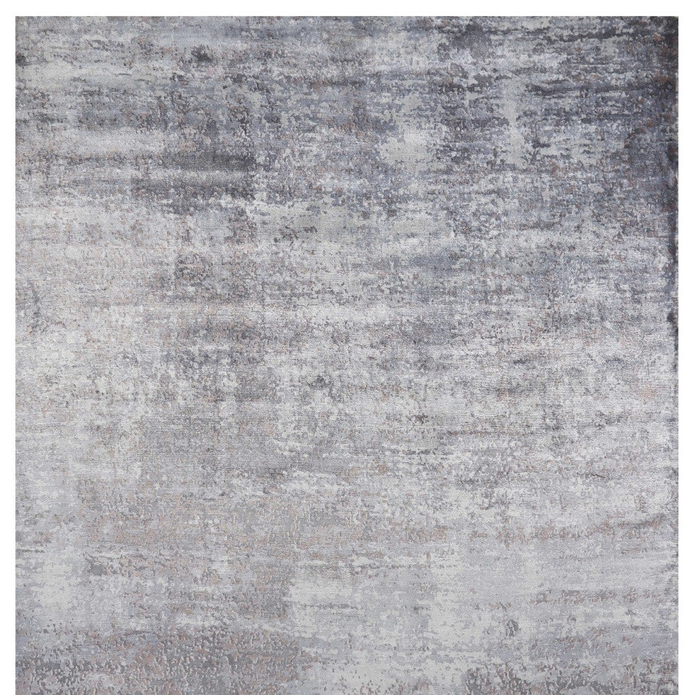 5' X 7'  Viscose Slate Area Rug