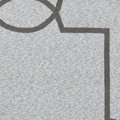 5' X 7' Ivory And Brown Geometric Handmade Indoor Outdoor Area Rug HomeRoots