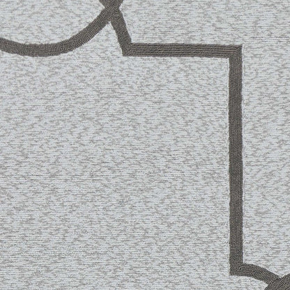 5' X 7' Ivory And Brown Geometric Handmade Indoor Outdoor Area Rug HomeRoots