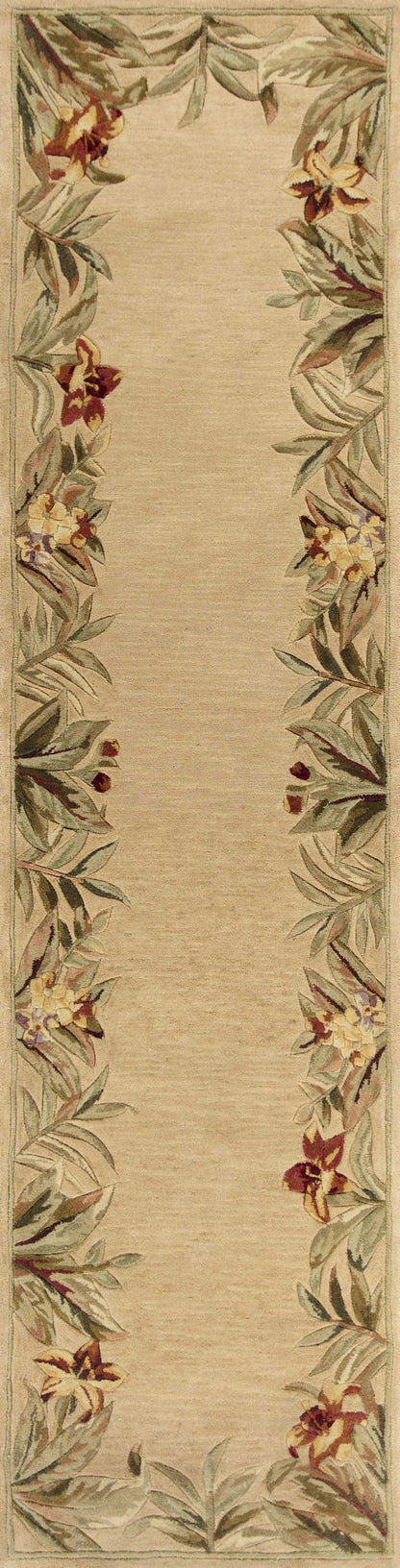 5' X 8'  Wool Ivory  Area Rug