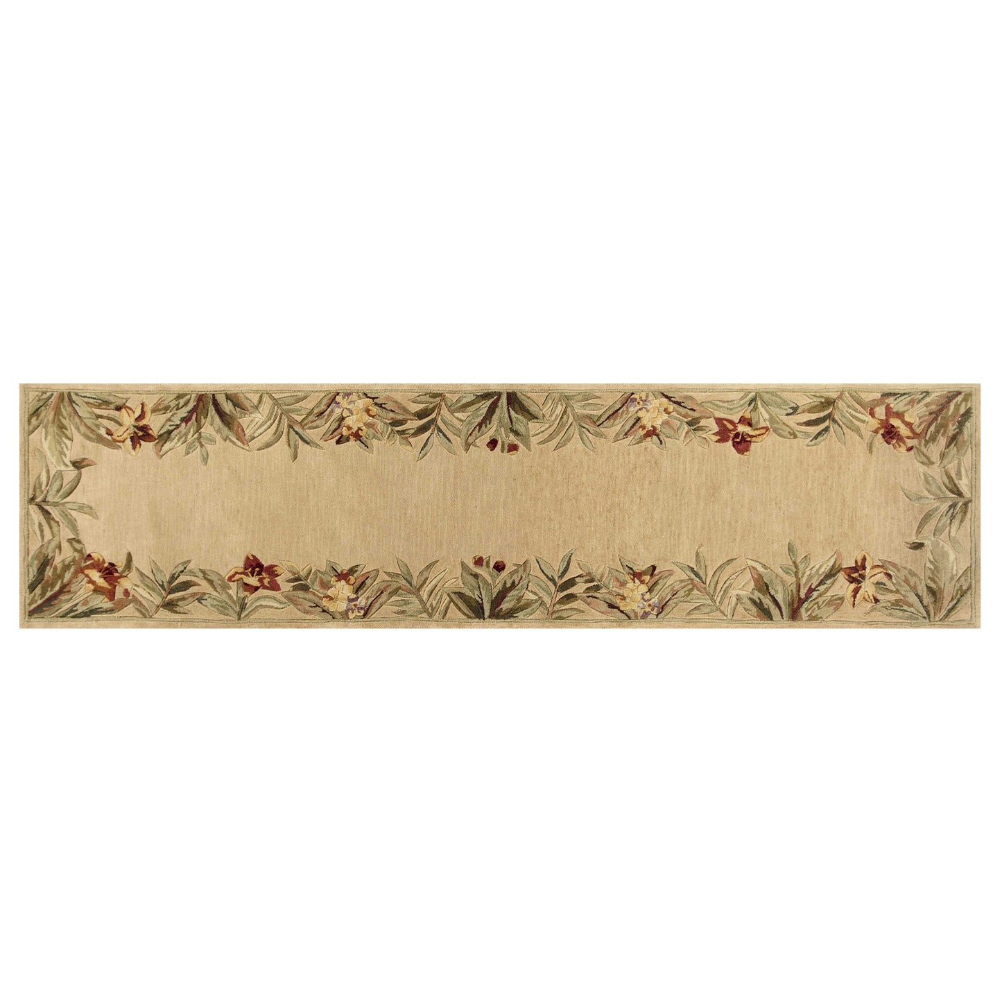 5' X 8'  Wool Ivory  Area Rug