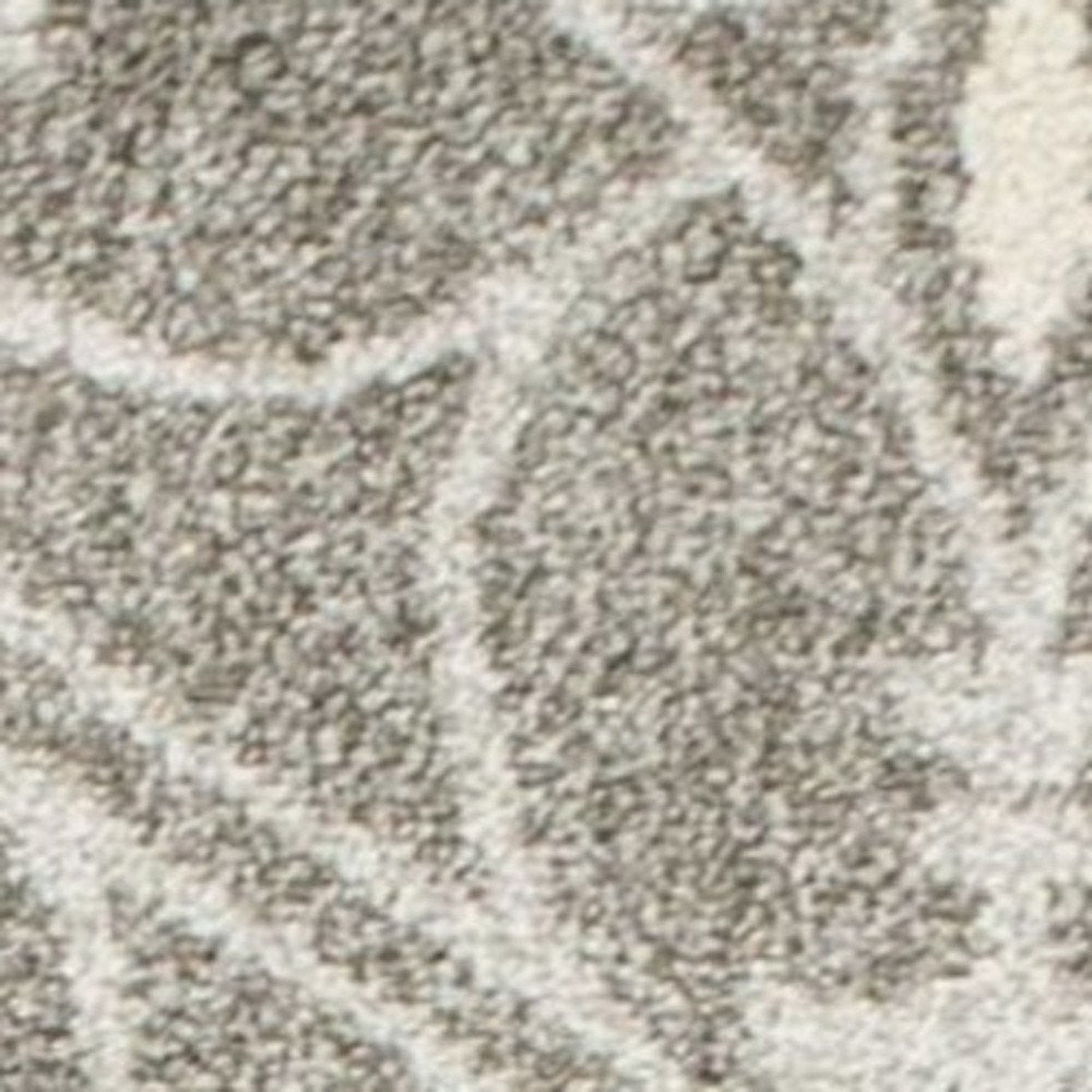 2' X 4' Gray Moroccan Indoor Outdoor Area Rug — view 6
