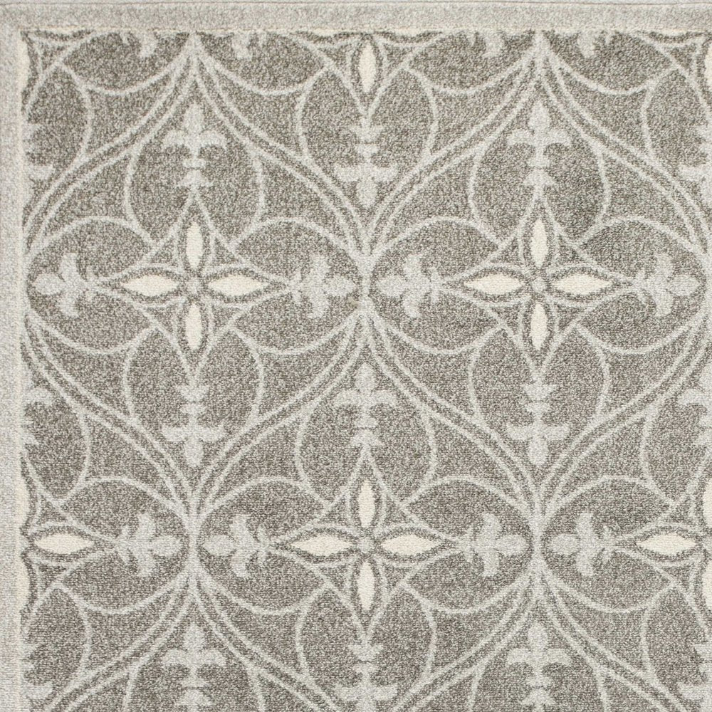 2' X 4' Gray Moroccan Indoor Outdoor Area Rug — view 11