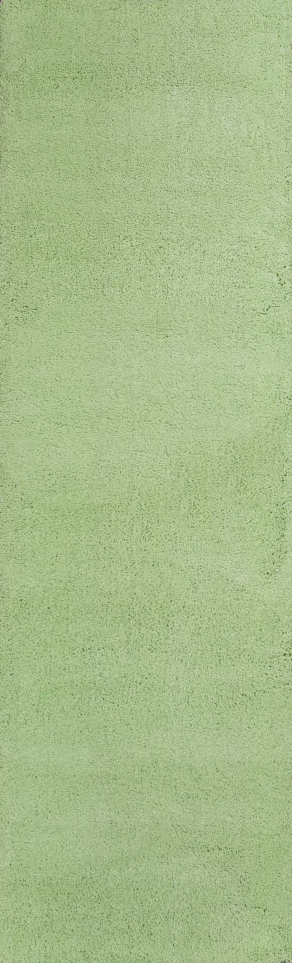 8' X 11' Bright Green Shag Area Rug