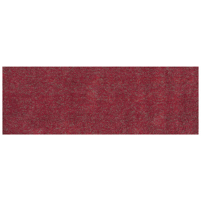 8' X 10' Red Heather Indoor Shag Rug