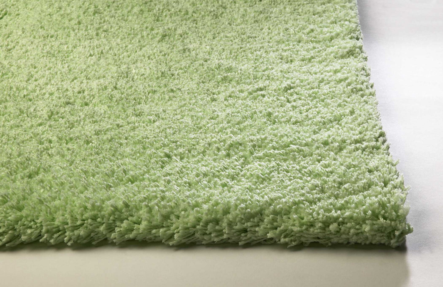 8' X 11' Bright Green Shag Area Rug