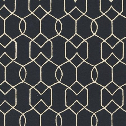 7' X 7' Navy Blue Hand Hooked Area Rug HomeRoots