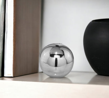 5" X 5" X 5" Buffed Polished Sphere HomeRoots