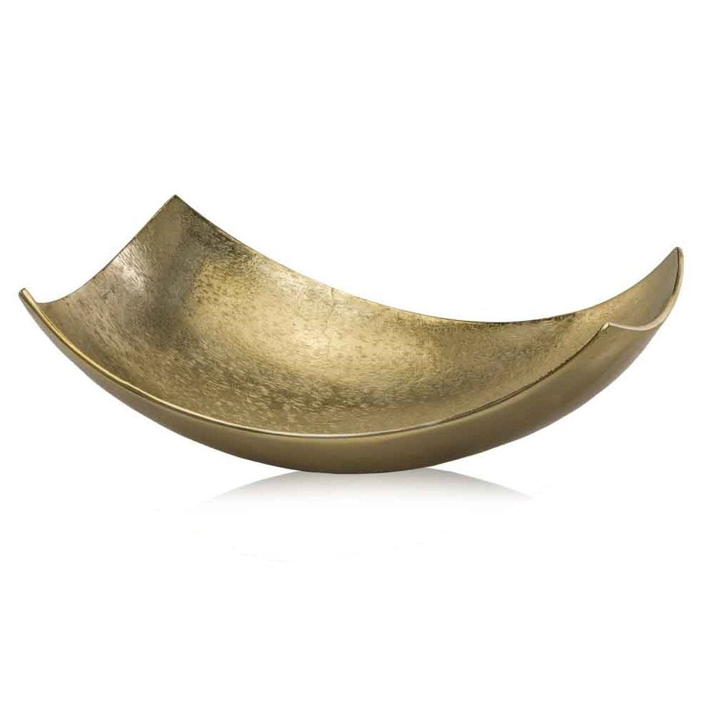5" Silver Buffed Aluminum Decorative Bowl HomeRoots