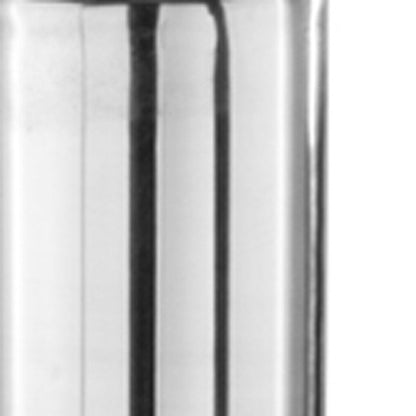 56" Silver Aluminum Cylinder Table Vase HomeRoots