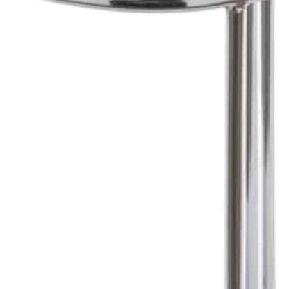 22" Silver Aluminum Round Mirrored End Table HomeRoots