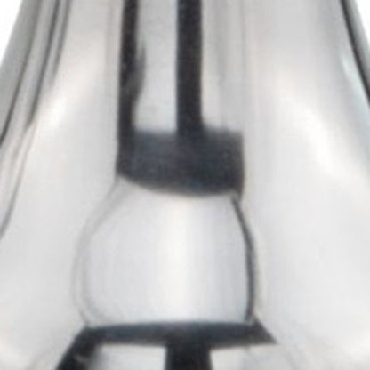 7" Silver Buffed Aluminum Decorative Pear Tabletop Sculpture HomeRoots