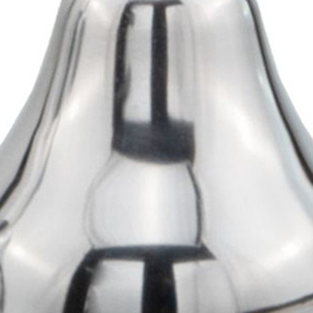 7" Silver Buffed Aluminum Decorative Pear Tabletop Sculpture HomeRoots