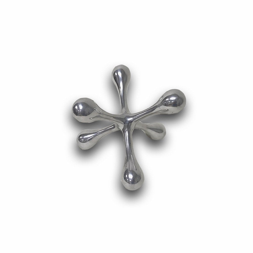 12" Silver Finish Extra Large Decorative Jack HomeRoots