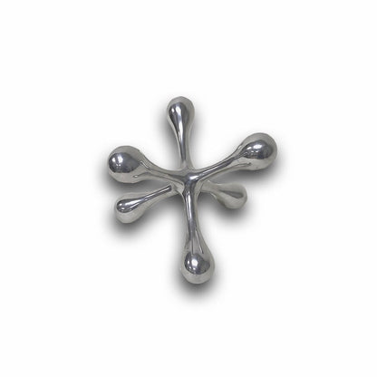 12" Silver Finish Extra Large Decorative Jack HomeRoots