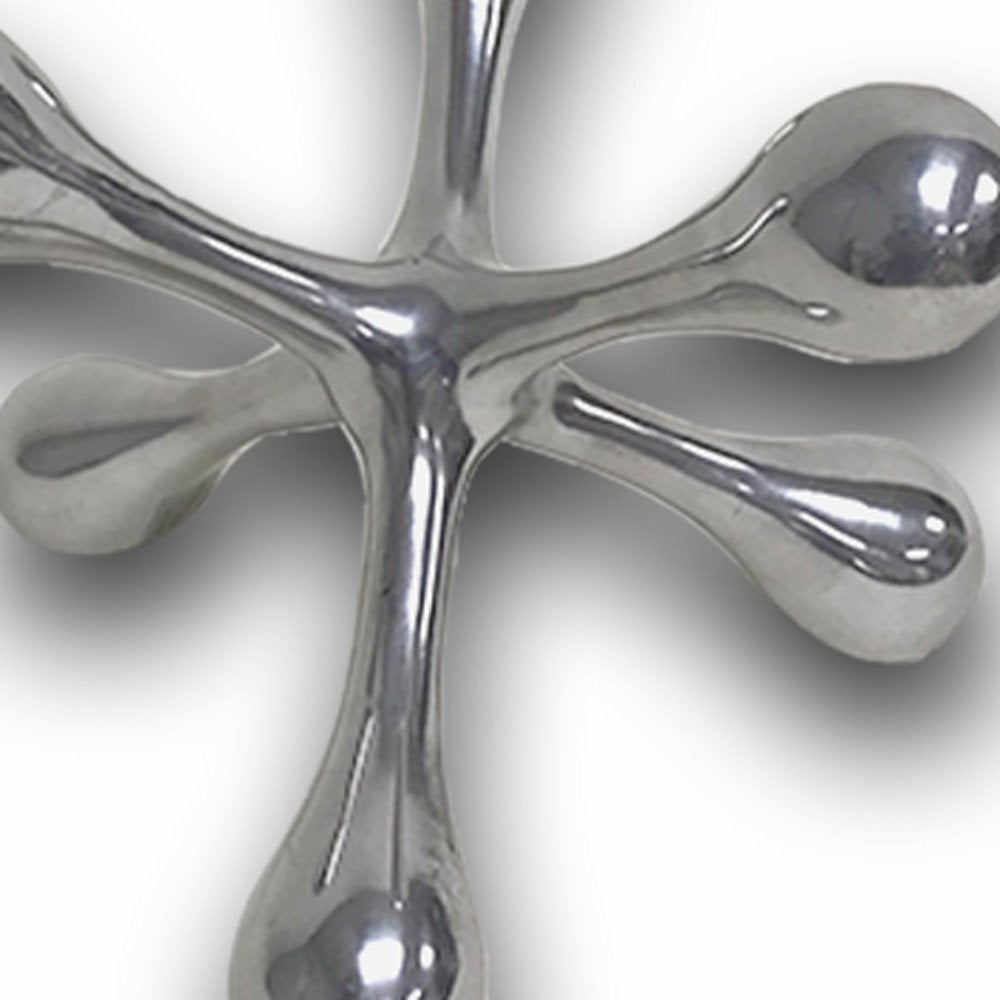 12" Silver Finish Extra Large Decorative Jack HomeRoots