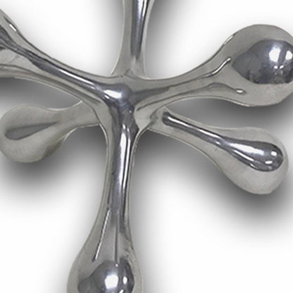 12" Silver Finish Extra Large Decorative Jack HomeRoots