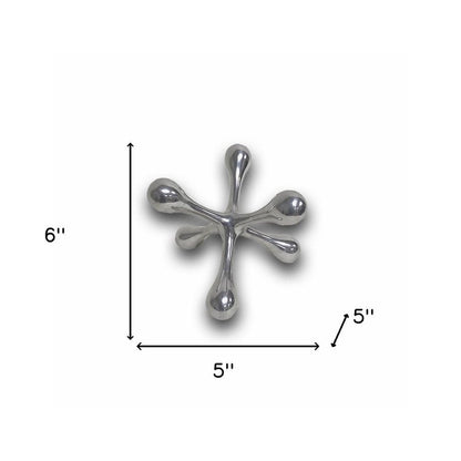 12" Silver Finish Extra Large Decorative Jack HomeRoots