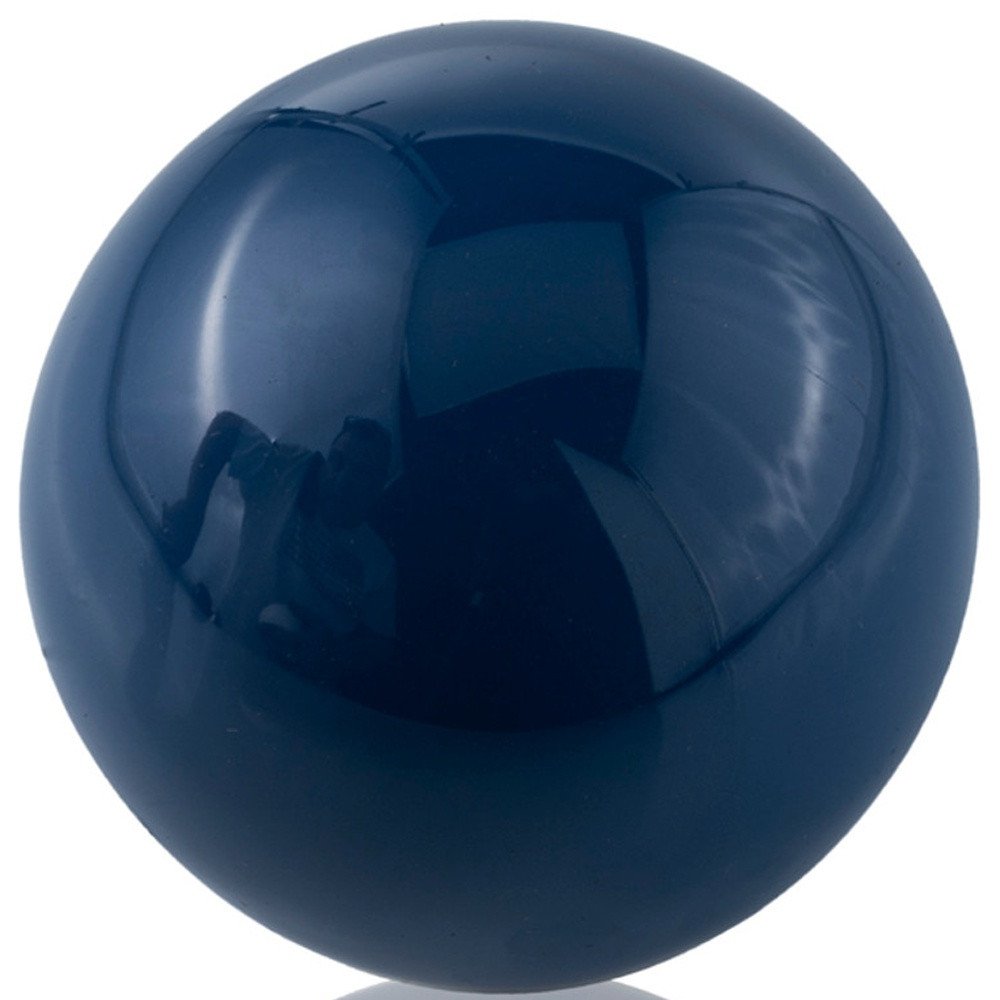 Set Of 2 Blue Aluminum Decorative Spheres 3' HomeRoots
