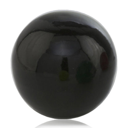3" Black Enameled Aluminum Decorative Sphere HomeRoots