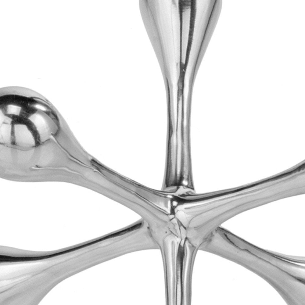 12" Silver Finish Extra Large Decorative Jack HomeRoots