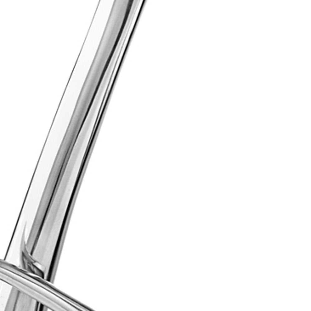20" Aluminum Silver Modern Abstract Table Vase HomeRoots
