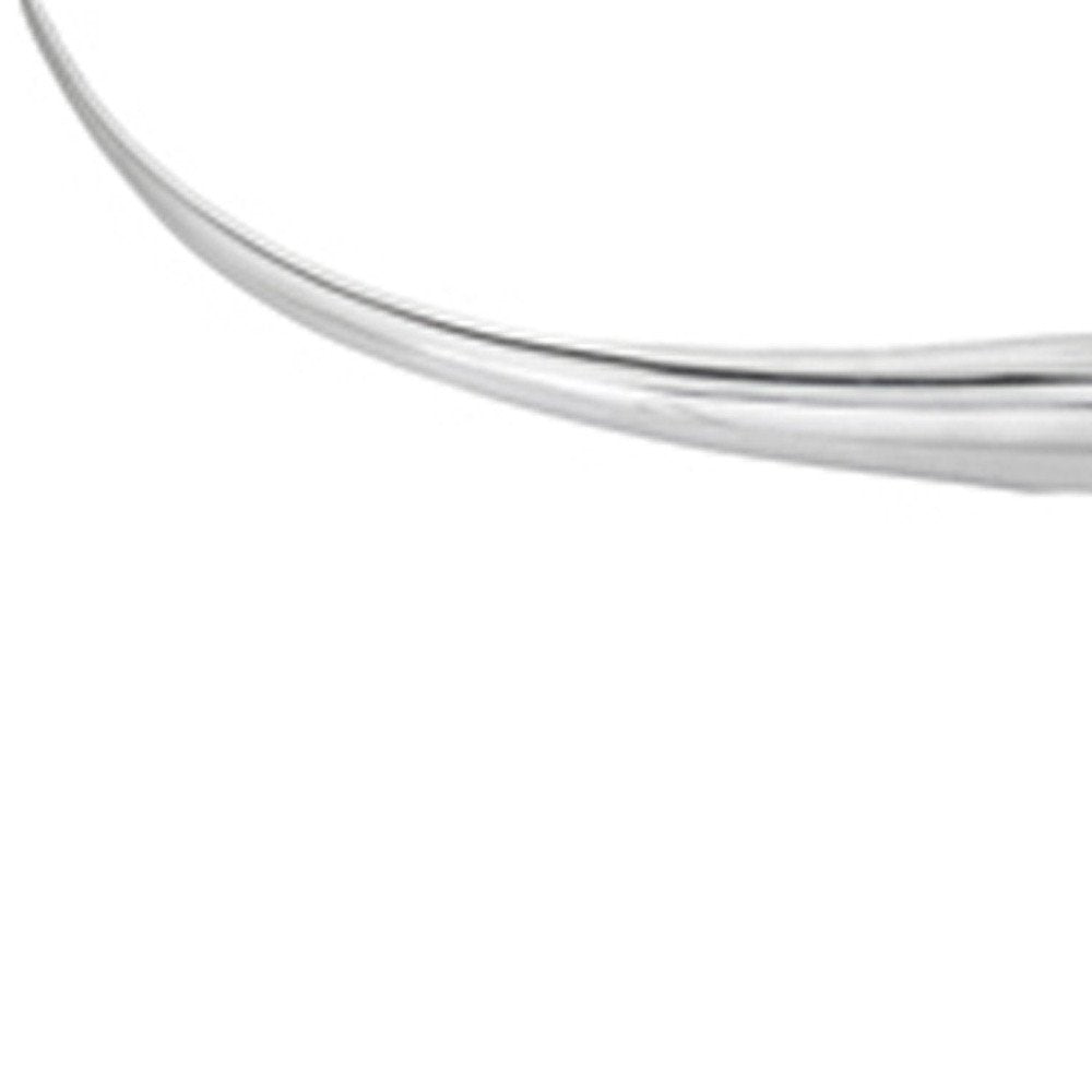 47" Silver Buffed Aluminum Long Horn Wall Sculpture HomeRoots