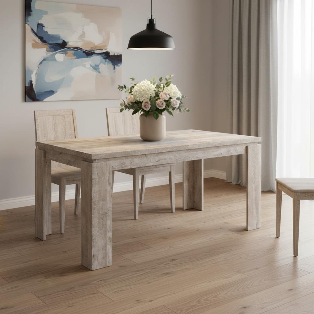 36" Taupe Dining Table HomeRoots