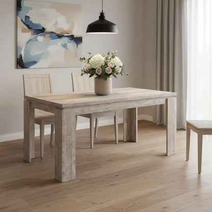 36" Taupe Dining Table HomeRoots