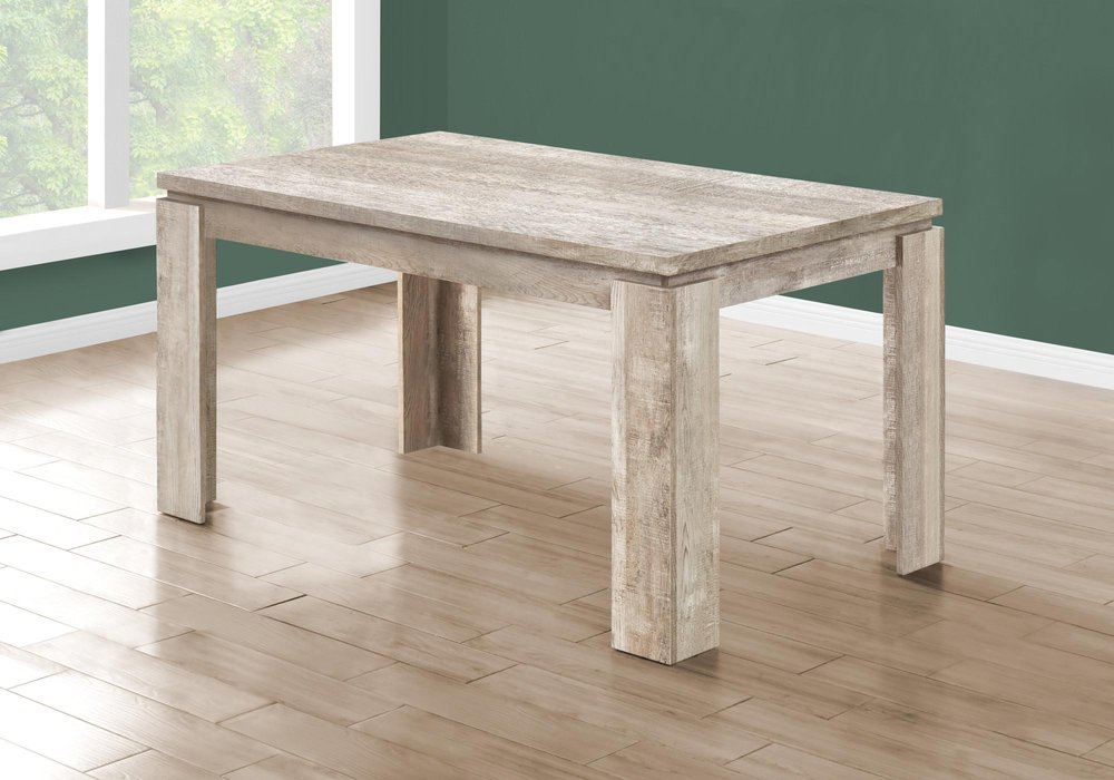 36" Taupe Dining Table HomeRoots