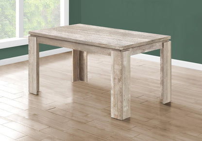 36" Taupe Dining Table HomeRoots