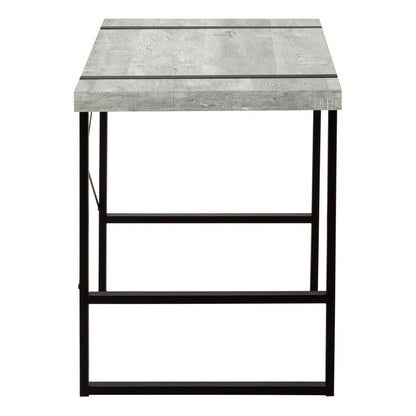 49" Gray and Black Computer Desk HomeRoots