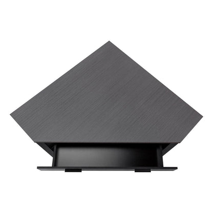 42" Gray and Black Corner Computer Desk HomeRoots